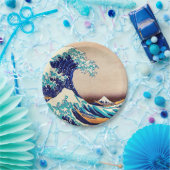 波素晴らし振り神奈川のヴィンテージ日本のファインアート ペーパープレート (パーティー)