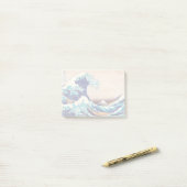 波素晴らし振り神奈川のヴィンテージ日本のファインアート ポストイット (デスク上)