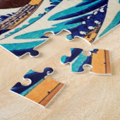 波素晴らし振り神奈川ヴィンテージアー日本のト ジグソーパズル (側面)