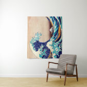 波素晴らし振り神奈川ヴィンテージアー日本のト タペストリー (インサイチュ)