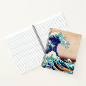 波素晴らし振り神奈川ヴィンテージアー日本のト ノートブック (内部)