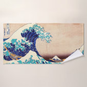 波素晴らし振り神奈川ヴィンテージアー日本のト バスタオル (バスタオル)