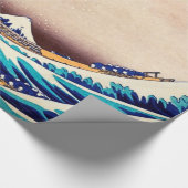 波素晴らし振り神奈川ヴィンテージ日本のファインアート ラッピングペーパー (角)