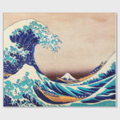 波素晴らし振り神奈川ヴィンテージ日本のファインアート ラッピングペーパー (フラット)