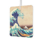 波素晴らし振り神奈川ヴィンテージ日本のプリント芸術 カーエアーフレッシュナー (左)