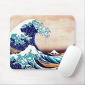 波素晴らし振り神奈川ヴィンテージ日本のプリント芸術 マウスパッド (マウス)