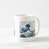 波素晴らし振り神奈川北斎ファインアート コーヒーマグカップ (正面右)
