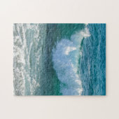 波素晴らし海岸の海航海の自然 ジグソーパズル (横)