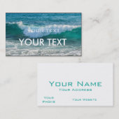 波素晴らし海岸航海の海 名刺 (正面/裏面)