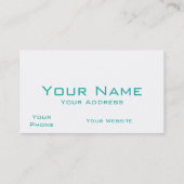 波素晴らし海岸航海の海 名刺 (裏面)