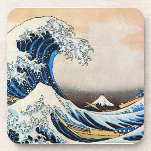 波素晴らし、北斎、浮世絵 コースター