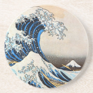 波素晴らし、北斎、浮世絵 コースター
