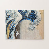 波素晴らし、北斎、浮世絵 ジグソーパズル (横)