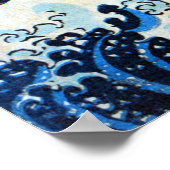 波素晴らし、北斎、浮世絵 ポスター (角)