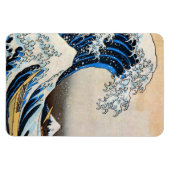 波素晴らし、北斎、浮世絵 マグネット (横)