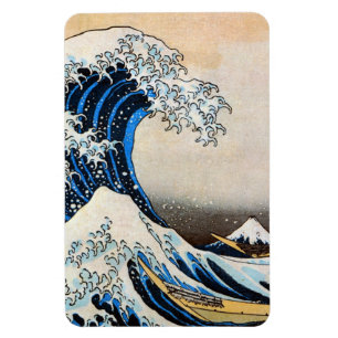 波素晴らし、北斎、浮世絵 マグネット
