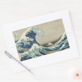 波素晴らし 長方形シール (封筒)