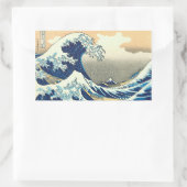 波素晴らし 長方形シール (バッグ)