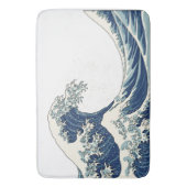 波素晴らし – 青伝統的浴場 バスマット (正面縦)