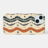 波素朴数 iPhone 15ケース (裏面横)