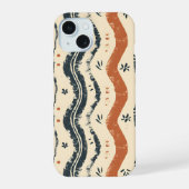 波素朴数 iPhone 15ケース (裏面)