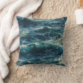 波絵画波の絵画波 クッション (ブランケット)