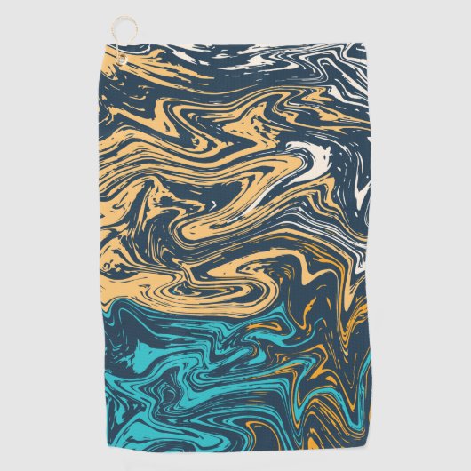 波絵画 ゴルフタオル (正面)