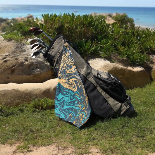 波絵画 ゴルフタオル