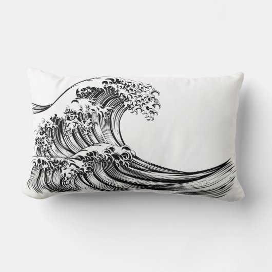 波綿日本の装飾用クッション ランバークッション (正面)