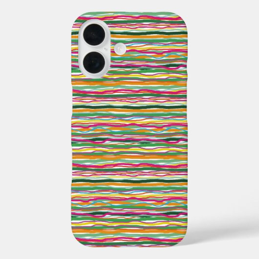 波線アーストーンヒッパイオールオーバープリント Case-Mate iPhoneケース (裏面)