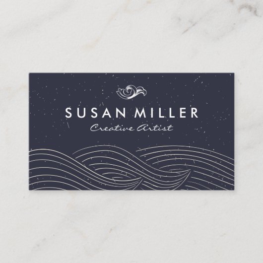 波線クリエイティブ 名刺 (正面)