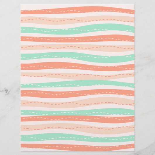 波線スクラップブック紙 (正面)