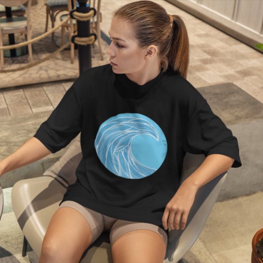 波線スタイル Tシャツ