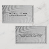 波線モダン 名刺 (正面/裏面)