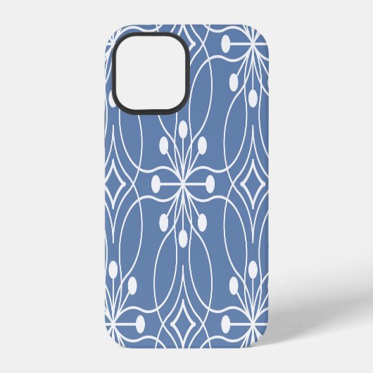波線幾何学クラシカル柄 iPhoneケース (裏面)