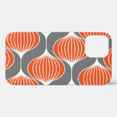 波線：ジオメトリックヴィンテージパターン。 Case-Mate iPhoneケース (裏面 (横))