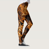 波線、丸い粒子、弦理論。 レギンス (右)