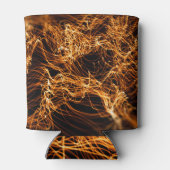 波線、丸い粒子、弦理論。 缶クーラー (裏面)