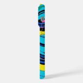 波線 iPhoneケース (左側面)