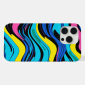 波線 iPhoneケース (裏面横)