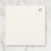 波縁ど状レトロ70sヴィンテージの結婚美的 フェイバータグ (裏面)