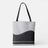 波縁ど黒+背中。&アイディア トートバッグ (裏面)