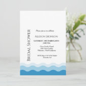 波航海のブライダルシャワー 招待状 (スタンド正面)