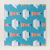 波航海の：ライトハウス巡洋艦パターン。 ジグソーパズル (横)