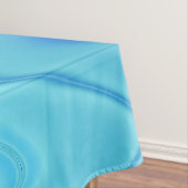 波色の青い抽象芸術 テーブルクロス (インサイチュ)