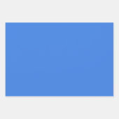 波色の青と黄色の万華鏡のように千変万化するパターン ラッピングペーパーシート (正面3)