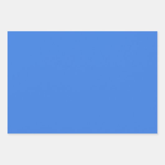 波色の青と黄色の万華鏡のように千変万化するパターン ラッピングペーパーシート (正面3)