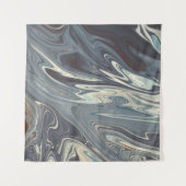 波落ちたの芸術 |最高のモダン絵画抽象芸術 タペストリー (正面(横))