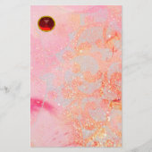 波赤ルビー 便箋 (正面)