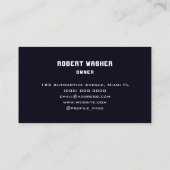 波車のを洗う 名刺 (裏面)